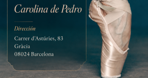 Body Ballet® para adultos en Gràcia, Barcelona, con Carolina de Pedro