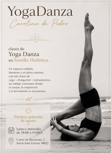 Yoga para mujeres · Agosto 2026Yoga, elongación y movimiento