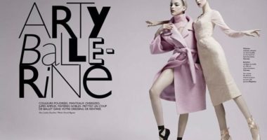Modelos y Ballet en la revista Grazia France