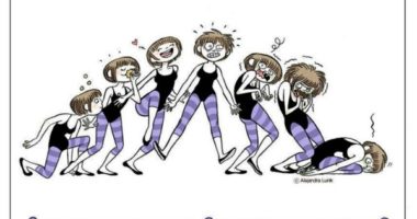 Dolores de menstruación y ballet