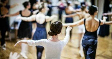 Clase de ballet. Imagenes de mis alumnas.