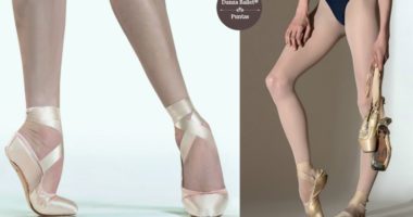 Zapatillas de ballet: punta y media punta
