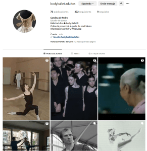 Síguenos en Instagram Ballet para adultos @bodyballet.adultos