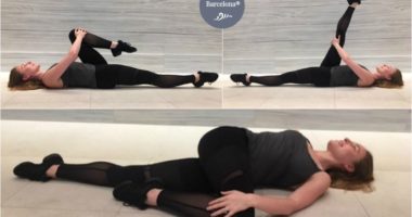 Estiramientos de ballet para un cuerpo de bailarina.