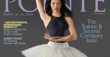 La bailarina Emily Neale, portada de la revista Point Magazine