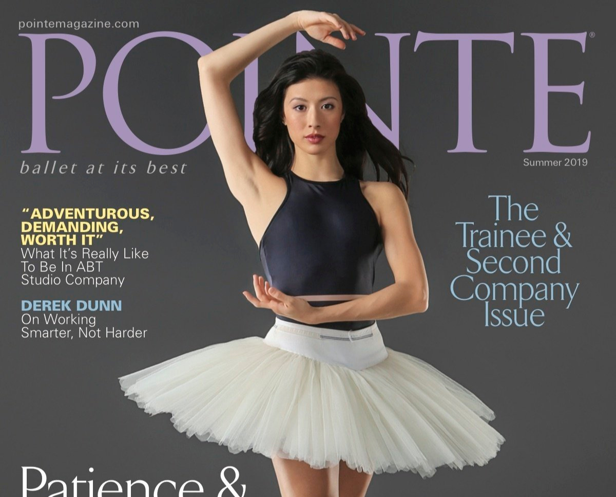 La bailarina Emily Neale, portada de la revista Point Magazine