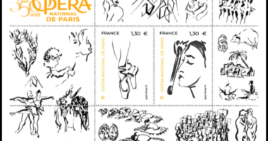 La Opéra national de Paris tiene sus sellos postales