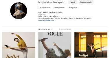 Ballet en Instagram @bodyballetcarolinadepedro