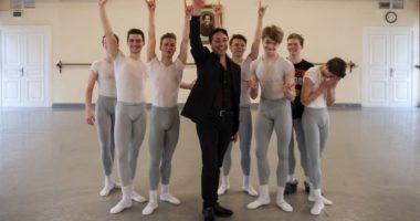 Técnica de ballet para hombres.