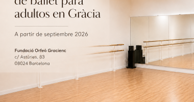 Ballet para adultos en Gràcia Barcelona · Carolina de Pedro