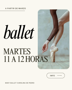 Ballet para adultos por las mañanas en Sarrià-Sant Gervasi, Barcelona Ballet para adultos por las mañanas en Sarrià-Sant Gervasi, Barcelona