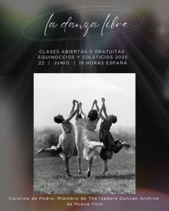La danza libre: El equilibrio del cuerpo, la mente y las emociones. Carolina de Pedro Pascual, Barcelona (2025).