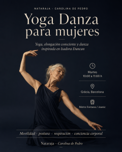 Yoga para mujeres adultas en Gràcia · Yoga Danza Nataraja